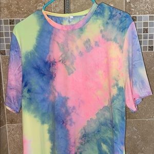 Tie Dye T-shirt Dress